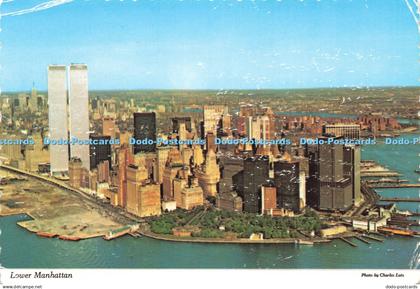 D218248 Lower Manhattan Manhattan Post Card Dexter Press Charles Lutz