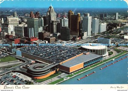 D226374 Michigan Detroit Civic Center Hiawatha Card of Detroit Mary Gunn