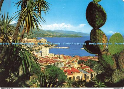 D228118 Monte Carlo et Monaco Vue Prise du Jardin Exotique Gilletta