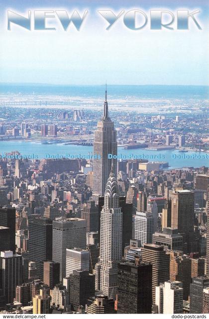 D234671 New York Empire State Building With Chrysler Building In Foreground City