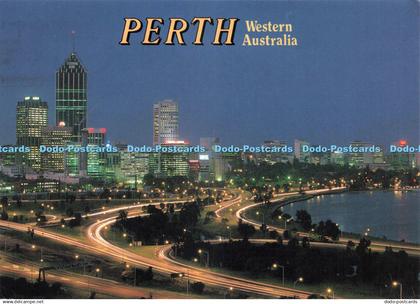 D242814 Perth Western Australia An Evening View of Perth from Kings Park Nucolou