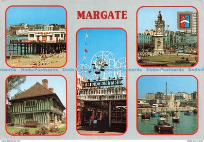 D243067 Margate Margate Harbour The Tudor House Elgate Postcards Multi View 1989