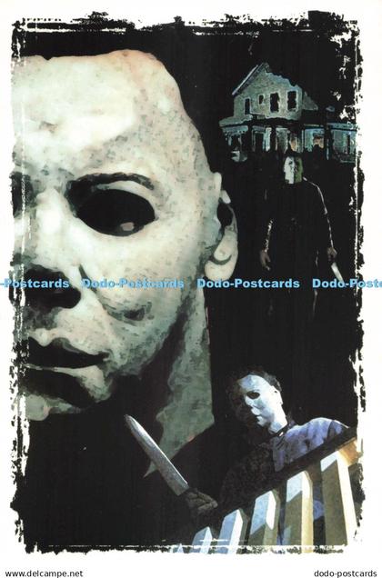 D245074 Mask London Postcard Gary Whitmill