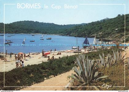 D249940 Bormes les Mimosas Plage du Gaou Benat Azurcolor 1987