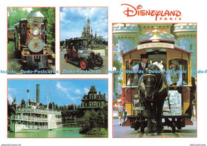 D251896 Paris Disneyland Les Transports Multi View 2001