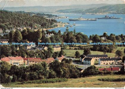 D258705 Dunbartonshire Careloch From Whistlefield Brae Valentine Scots Pictorial