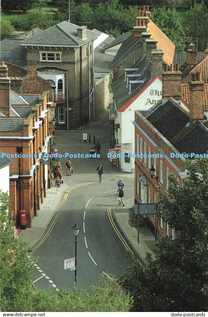 D264010 Suffolk The Thoroughfare Angel Link Halesworth Abacus Colour Printers Ry