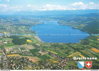 D264543 Greifensee Flugaufnahme des Seebeckens Richtung Schwerzenbach Uster Phot