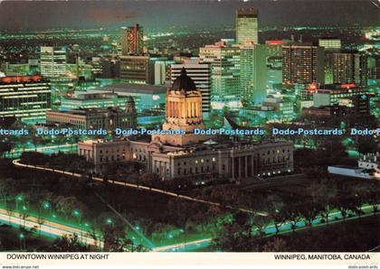 D266422 Canada Manitoba Winnipeg Downtown Winnipeg at Night Henry Kalen Ltd Laws
