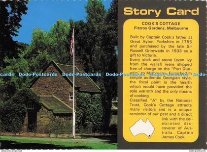 D277292 Melbourne Cook Cottage Fitzroy Gardens Nucolorvue Productions