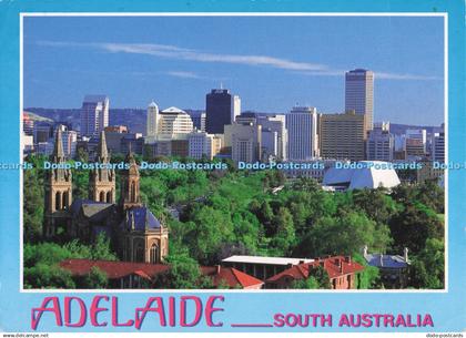 D285249 Adelaide South Australia City Skyline from North Adelaide Nucolourvue Pr