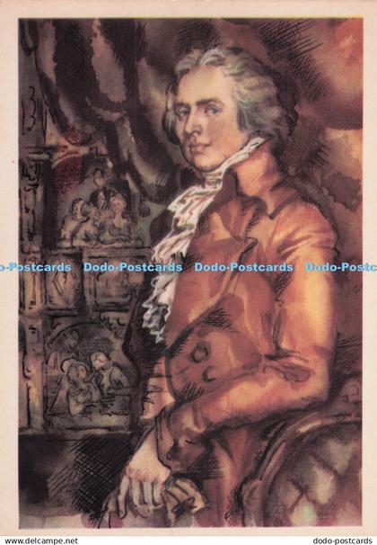 D288694 Richard Brinsley Sheridan. Fine Arts. Yu. Ivanov