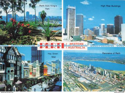 D291229 Perth. Western Australia. Panorama of Perth. Nucolorvue Productions. Mul