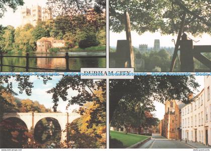 D294564 Durham City. Durham Cathedral Prebends Bridge and The Baily. Norman Long