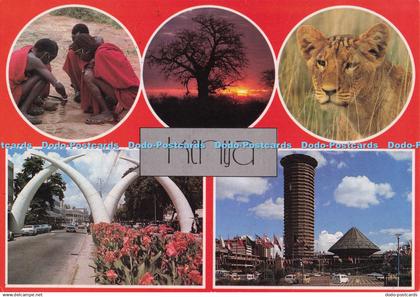 D298922 Kenya. Popular Kenya Scenes. Kail Kwik. Multi View. 1986