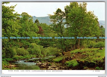 D304177 Breconshire Llangammarch River Irfon Lake Hotel Judges Hastings