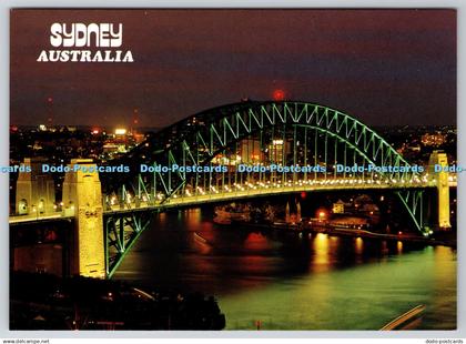 D312250 Sydney. Australia. Sydney Magnificent Harbour Bridge. Nucolorvue Product