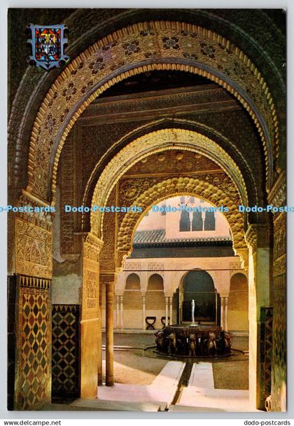 D312585 Granada. Alhambra. Lions Yard. Postales Granada