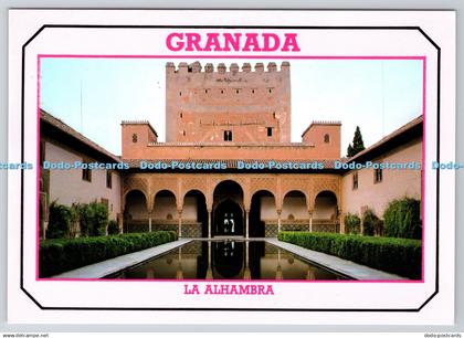 D316841 Granada. Alhambra. Arrayanes court. Postales Granada