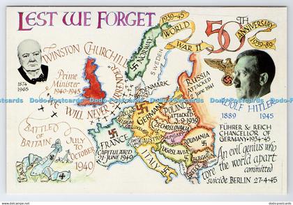 D339633 Lest We Forget. Winston Churchill