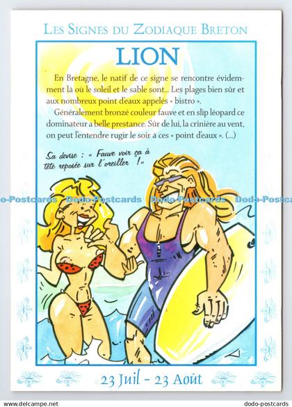 D339846 Les Signes du Zodiaque Breton. Lion. YCA. Hubert Rublon