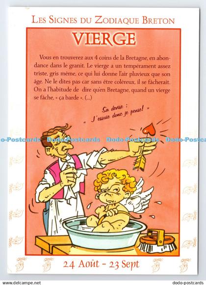 D339851 Les Signes du Zodiaque Breton. Vierge. YCA. Hubert Rublon