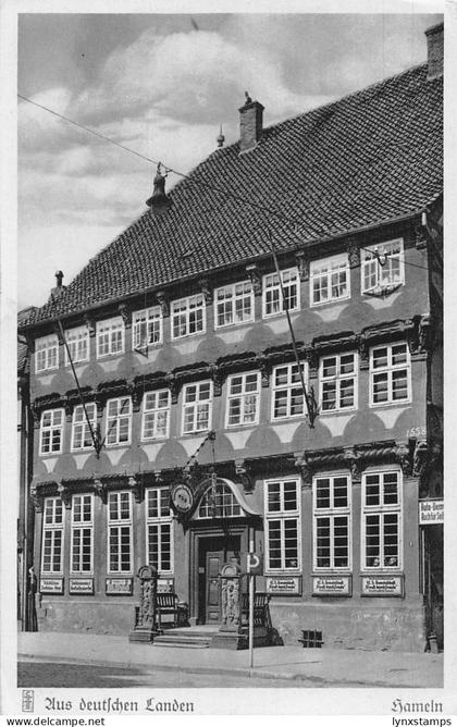 Germany Aus Deutschen Landen Hameln House vintage postcard