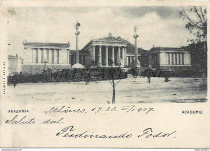 GREECE - Athens, Academie 1907