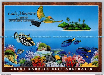 L343892 Bundaberg Australia Lady Musgrave Cruises Great Barrier Reef Australia M