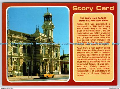L346687 New South Wales Broken Hill The Town Hall Facade Nucolorvue