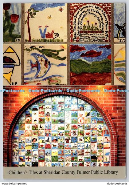 L367404 Children Tiles at Sheridan County Fulmer Public Library Shoshorne Christ