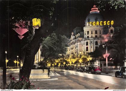 Lot259 nice la promenade des anglais hotel negresco la nuit france