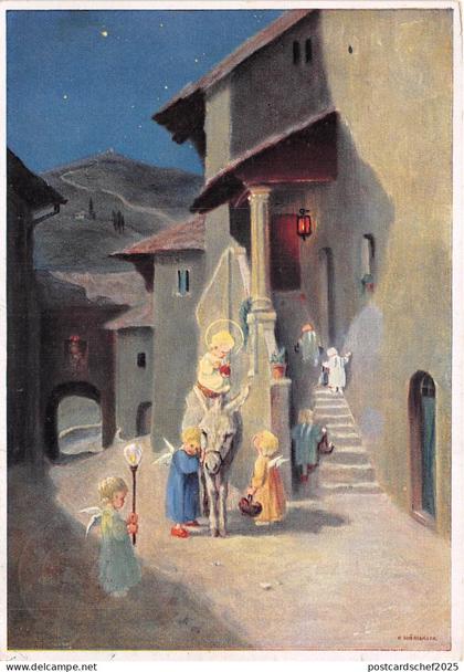 lot391 greetings christmas Angels germany  Signed Schonermark