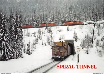 lot396 The spiral tunnel Mt Ogden train Columbia-Shuswap Canada