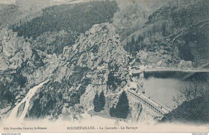 PC30044 Rochetaillee. La Cascade Le Barrage