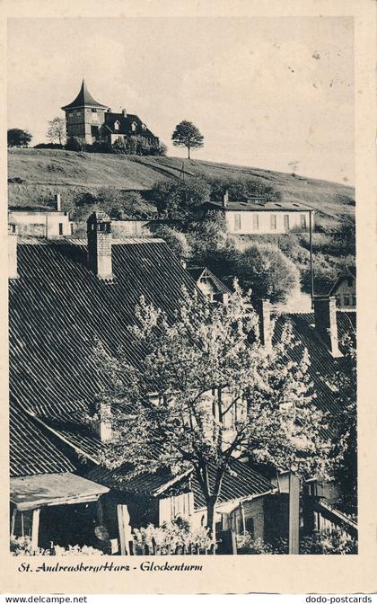 PC31363 St. Andreasberg Harz. Glockenturm. St. Andreasberg. 1949
