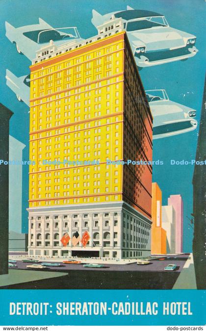 R005329 Detroit Sheraton Cadillac Hotel Lusterchrome