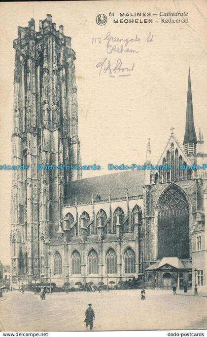 R010351 Malines. Cathedrale. 1920