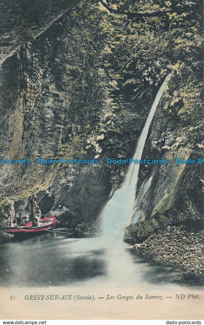 R013975 Gresy sur Aix. Les Gorges du Sierroz. ND. No 81. 1909