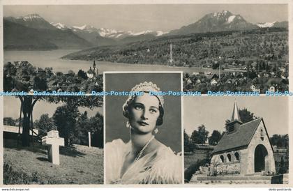 R021433 Kussnacht a R La Chapelle au Souvenir a S M Astrid la Reine des Belges E