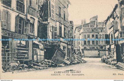 R023790 Campagne Verdun Rue Beaurepaire Neurdein