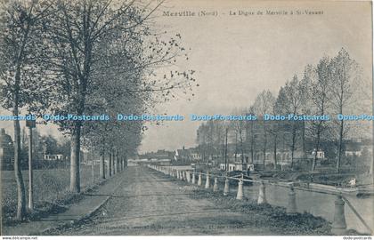 R027637 Merville La Digue de Merville a St Venant