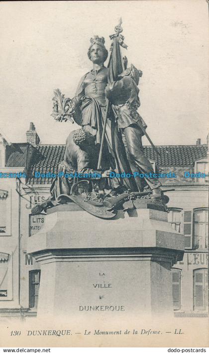 R041125 Dunkerque. Le Monument de la Defense. LL. No 130