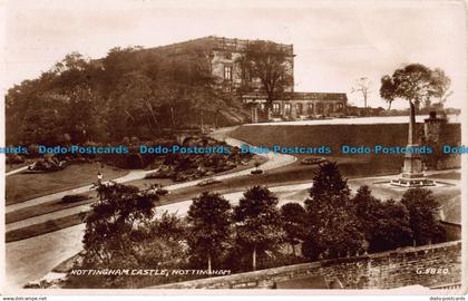 R043373 Nottingham Castle. Nottingham. Valentine. No G.5820. RP. 1949
