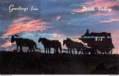 R054181 Greetings from Death Valley Desert Sunset H Scott