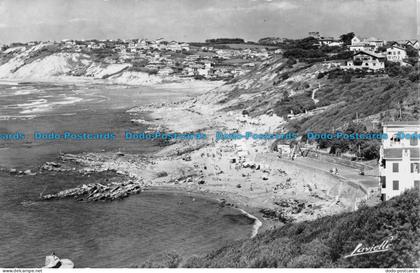 R076163 Guethary. Vue generale. Au fond. Bidart. L. Lavielle. 1960