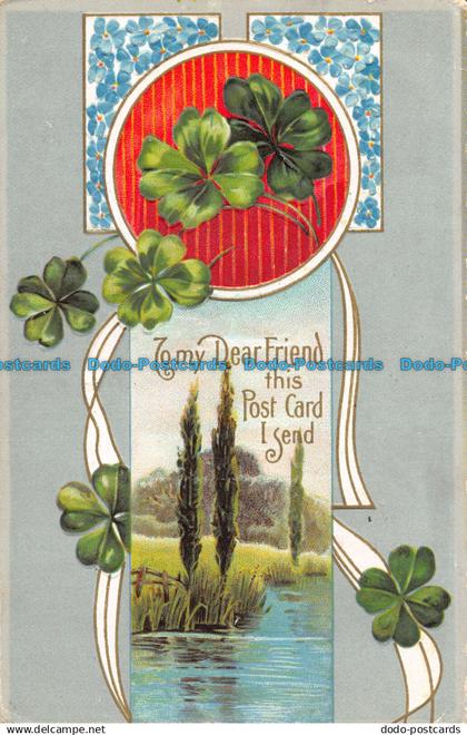 R101737 To my Dear Friend this Post Card I send