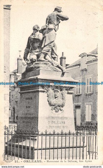 R109103 Orleans. Monument de la Defense. Aux Aydes. No 21