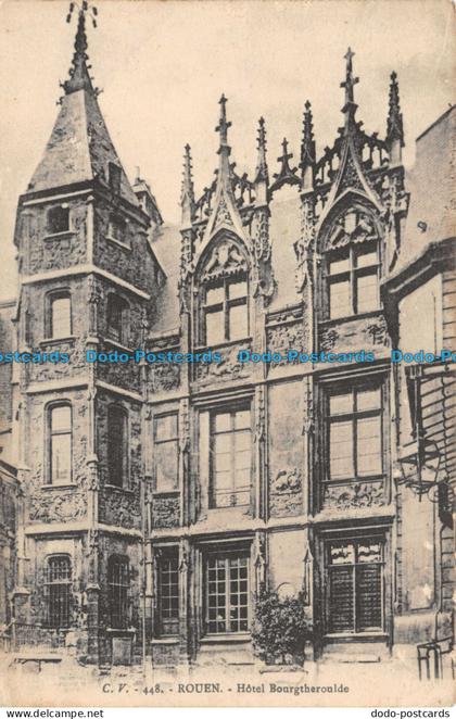 R138844 C. V. 448. Rouen. Hotel Bourgtheroulde