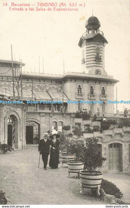 R196093 39 Barcelona Tibidabo Entrada a las Salas de Exposiciones L Roisin